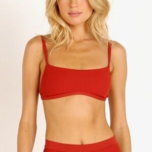 L*Space French Bikini Top Redwood
